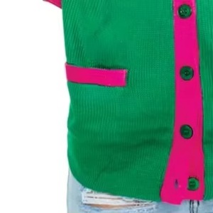 Crea tu Propio Cárdigan de Punto con Cuello en V de Alta Calidad Personalizado con el Logotipo de tu Hermandad/Fraternidad/Escuela/Universidad - Product Image 3