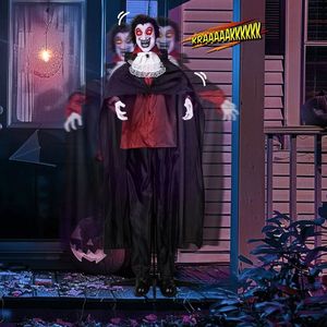 Decorazioni di Halloween per Esterni a Forma di Vampiro da 1,74 m, Decorazioni di Halloween di Qualità Premium per un Divertimento Spettrale! - Product Image 4