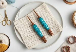 Ganchillo de Madera con Resina Epoxi de Lujo para Proyectos de Tejido DIY, con Superficie Pulida y Agarre Cómodo - Product Image 5