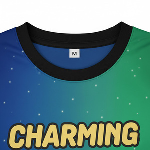 Camisetas Deportivas de Secado Rápido para Hombre, 100% Poliéster, Absorben la Humedad, Impresión por Sublimación Frontal, Antiarrugas, Transpirables - Product Image 6