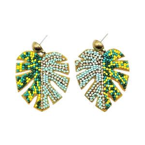 Pendientes de moda hechos a mano con bordados artesanales, pendientes de lujo para mujer, pendientes con cuentas, joyería de moda. - Product Image 5