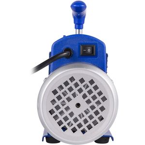 Pompa per vuoto monostadio da 1/4 HP 3CFM per sistemi HVAC, kit di parti per climatizzazione, manometro AC con rubinetto per bombole R134, compatibile con R12, R22, R410a A/C - Product Image 5