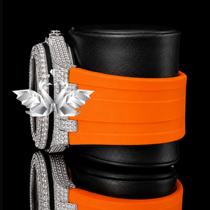 Custom Made Moissanite Diamond Watch Men Luxury Full Stone Setting Wristwatch - Product Image 2
