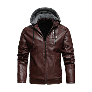 Chaqueta de Cuero Ecológica para Hombre, Talla Grande, con Logotipo Frontal, Resistente al Viento, Transpirable, Estilo Bomber, 6XL - Product Image 3