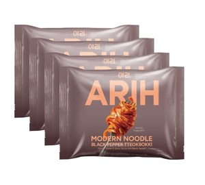บะหมี่กึ่งสำเร็จรูปรสเผ็ดหวานพริกไทยดำเกาหลี 140 กรัม ARIH ท็อกบกกี ขายส่ง - Product Image 3