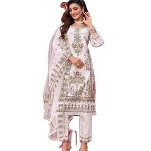 Nouveau design 2024 articles ethniques les plus vendus en gros fournisseurs pakistanais Salwar Kameez ensembles confortables de Salwar Kameez - Product Image 1