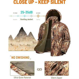 Chaqueta de Caza Casual de Invierno Profesional GRACE SIGN, Estampado de Camuflaje, Tejido Elástico Duradero, Alto Rendimiento, Unisex - Product Image 2