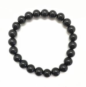Pulsera de Turmalina Negra al por Mayor con Cuentas Talladas de 8mm, Cristal de Grado Premium, Duradera, Estilo Amuleto, Regalo de Sanación y Souvenir - Product Image 2
