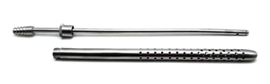 Tube d'aspiration en acier inoxydable Poole - Instrument chirurgical avec options droites/courbes et plusieurs tailles - Product Image 6