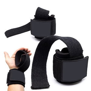 Bandes de maintien et de soutien pour poignets en coton doux et néoprène, durables et antidérapantes, pour la musculation, unisexe - Product Image 1