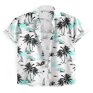 เสื้อแขนสั้นสำหรับผู้ชาย, ผ้าฝ้ายแท้ระบายอากาศได้ดีบางลำลองเสื้อครึ่งแขน - Product Image 2