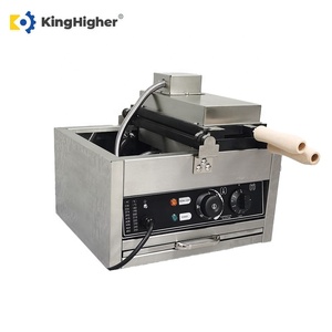 Machine à gaufres professionnelle à 3 grilles en nid d'abeille, électrique, antiadhésive, pour boulangerie, restaurant, cuisine - Product Image 4