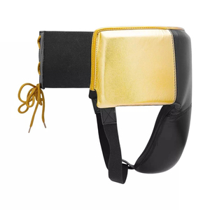 High Quality Genuine Leather PU Custom Made Lightweight Breathable Anti-Sweat Groin Guard OEM Service 100% Leather - Product Image 4