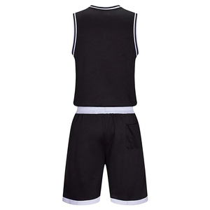 2026 Men Basketball Uniform Breathable Stretch Quick Dry Jersey Shorts Set Training Match Athletic <b>Performance</b> <b>Wear</b> Basketball - Product Image 4