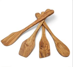 Cucharas de Servir de Madera de Acacia Bold Blossom, Diseño Clásico, Utensilios de Cocina Hechos a Mano, Resistentes al Calor, Aptos para Lavavajillas, Ecológicos - Product Image 4