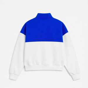 เสื้อสเวตเตอร์ซิปคอเต่าแบบสั้นสำหรับผู้หญิง Zeta Phi Beta รุ่น Quarter Zip Pullover สวมใส่สบายๆ - Product Image 3