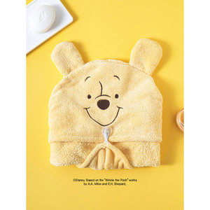 Cosmetici coreani per Disney Winnie the Pooh asciugamano per l'asciugatura dei capelli comodo ed elegante asciugamano per capelli per bambini - Product Image 1