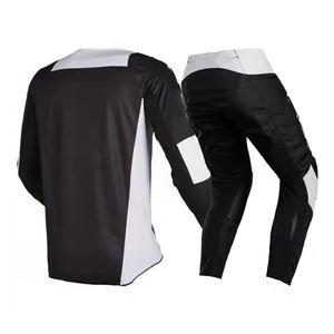 Maillot de motocross personnalisé 100% polyester sublimé, respirant, équipement de course MX, toucher cuir, pour les pilotes - Product Image 6