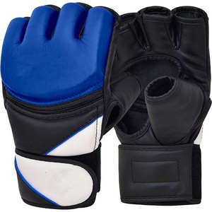 Gants de boxe et de MMA professionnels – Gants d'entraînement et de sparring noirs de haute qualité avec option de logo personnalisé, fabriqués au Pakistan - Product Image 1