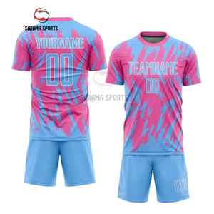 ชุดฟุตบอลชายขายดี ฤดูกาลใหม่ ชุดแข่งฟุตบอลแบบกำหนดเองพร้อมพิมพ์ชื่อ สไตล์ยอดนิยม รวมถึงชุดทีมสโมสร-ขายส่ง - Product Image 1