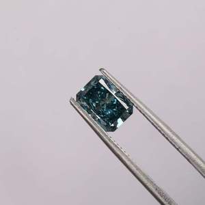 Diamant CVD de laboratoire certifié IGI, taille Radiant, 1 carat, bleu intense fantaisie, VVS2 VS1, pour la fabrication de bijoux fins unisexes, OEM ODM - Product Image 2
