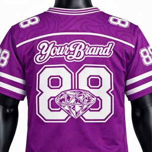 Conjunto de Camiseta y Pantalones Cortos de Fútbol Americano Más Vendido, Uniforme Deportivo Transpirable, Ropa de Equipo Personalizada para Entrenamientos y Partidos - Product Image 6
