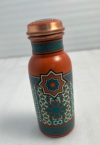Handmade <b>Copper</b> <b>Bottle</b> With Leakproof Cap For Traditional Wellness <b>Drinking</b> And Modern Kitchen Accessories - Product Image 3