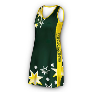 Hot Sale Women's Sports <b>Dress</b> Uniform Adults Breathable Netball Tennis Gear Digital Printing Nylon/Cashmere Anti-Bacterial Quick - Product Image 5