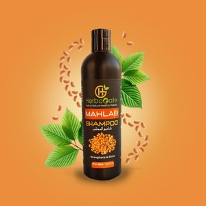 Shampoo capillaire Mahlab pur pour des cheveux lisses et brillants et un soin nettoyant rafraîchissant, pour un usage quotidien. - Product Image 1
