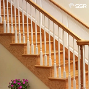 ราวบันไดไม้ SSR พร้อมราวจับสำหรับระบบราวบันได โครงการที่อยู่อาศัยและโครงการเชิงพาณิชย์ - Product Image 5