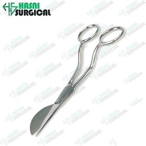 Best Quality Product Applique Scissors Polish Finished Curved Handle Paddle Shaped Blade Duckbill Stainless Steel by Hasni S - Product Image 4