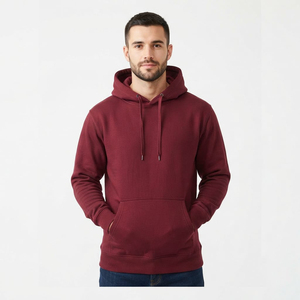 Sweat-shirts à capuche en molleton 100 % coton, vierges, personnalisables avec logo, style décontracté, pour hommes - Vente en gros - Product Image 4