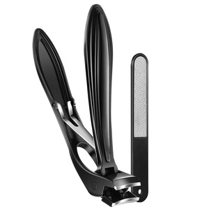 Juego de Cortaúñas AQDAS INDUSTRIES, Lima de Acero Inoxidable, Apertura de Mandíbula Ancha, Cuchilla Plana para Uñas de Dedos, Uso en Adultos, Estilo Simple y Portátil - Product Image 1
