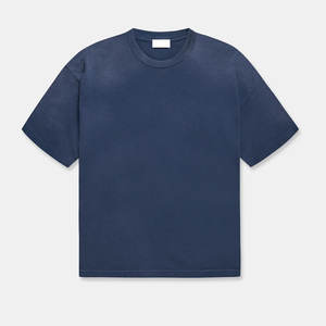 Camiseta de Alta Calidad Hecha en Pakistán, con Efecto Desgastado por el Sol, 100% Algodón, Logotipo Personalizado, Sólida, Transpirable, Ropa Casual para Venta en Línea - Product Image 1