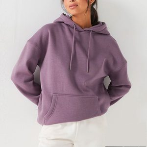 Sudadera con capucha extragrande de algodón personalizada para mujer, la más popular, estampada, para entrenamiento, de punto, impermeable, para invierno - Product Image 1