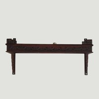Tam Viet A24 Autel bouddhiste mural en bois massif de Chiuliu, fait main, durable, mobilier traditionnel pour salon