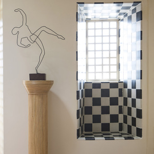 Sofisticado juego de pedestal de ratán, columna de mimbre tejida para exhibir plantas, mueble decorativo para la sala de estar o dormitorio. - Product Image 4