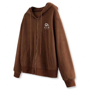 Sudadera Deportiva Informal de Punto Unisex para Hombre GYM Active, con Estampado de Letras, Cordón Ajustable, 340 GSM, 280g, Corte Regular, 100% Algodón, para Invierno - Product Image 2