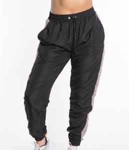 Conjunto Deportivo Casual para Mujer, Chaqueta Cortavientos de 2 Piezas con Cierre y Pantalones con Cintura Elástica, Impermeable, Poliéster/Nailon - Product Image 5