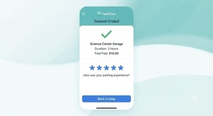 Aplicación móvil para reservar aparcamientos: Reserva de plazas de aparcamiento en tiempo real con pagos seguros, navegación GPS, reservas y acceso instantáneo. - Product Image 2