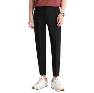 Pantalons de costume pour hommes de qualité supérieure, coupe courte, taille haute, multicolores - Product Image 5