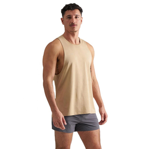 Débardeur de fitness pour hommes, séchage rapide, respirant, sans manches, vêtement de sport de haute qualité, vente en gros - Product Image 2