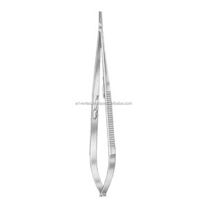 Portaagujas Quirúrgicos Reutilizables de Acero Inoxidable A-1 VERITAS con Trinquete Manual para Sutura Jacobson - Product Image 1