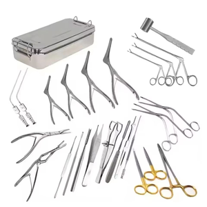 Kit de chirurgie nasale pour septoplastie, instruments chirurgicaux réutilisables en acier inoxydable de qualité supérieure pour la reconstruction du septum, certifiés CE ORL - Product Image 2