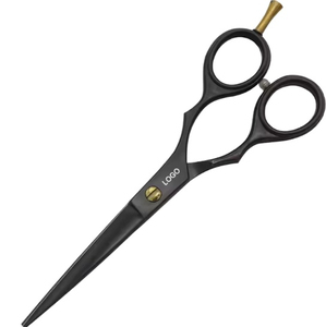 Ciseaux de coiffure professionnels droits et affûtés en acier inoxydable à long manche pour barbiers et coiffeurs de salon - Product Image 6