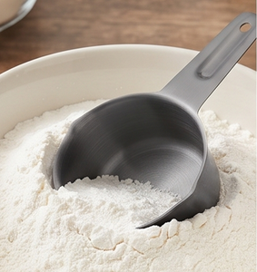 Ensemble de tasses à mesurer élégantes en métal, résistantes à la chaleur, pour la cuisine, outils de pâtisserie, équipement de mesure en acier inoxydable de qualité durable - Product Image 6