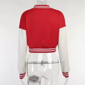 New Trend Womens Jacket Varsity Jacket Customised Affordable Cheap Price Custom Made 100% Top Quality Solid Casual Wear - Product Image 6