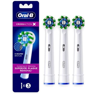 Cabezales de repuesto para cepillo de dientes Cross Action, 4 unidades, compatibles con mangos eléctricos Oral B para una limpieza profunda de la placa. - Product Image 3
