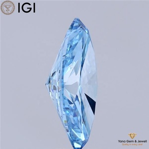 Diamante Cultivado en Laboratorio CVD con Certificado IGI, 3.00 Quilates, Corte Marquesa, Color Azul Intenso, Claridad VS1, Elaborado para Durar Siempre - Product Image 5