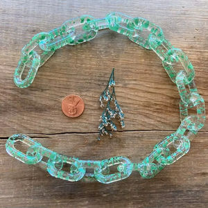 Cadena de eslabones de resina con forma de círculo para decoración del hogar. Personalización de eslabones de resina con variedad de colores para decoración del hogar al precio más bajo. - Product Image 1